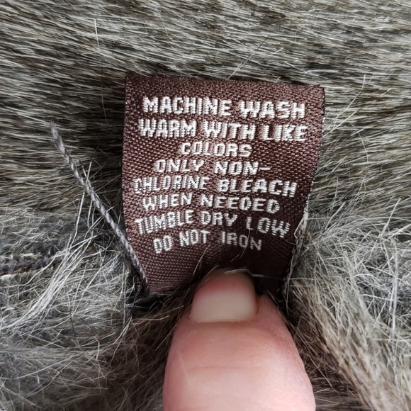 Fever Microsuede Vest with Faux Fur Size Medium - Picture 8 of 9